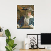 Young Girl with a Flute, c.1665-70 Poster (Heimbüro)