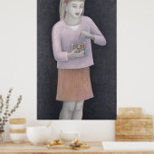 Young Girl with Süßigkeiten 2007 Poster (Küche)