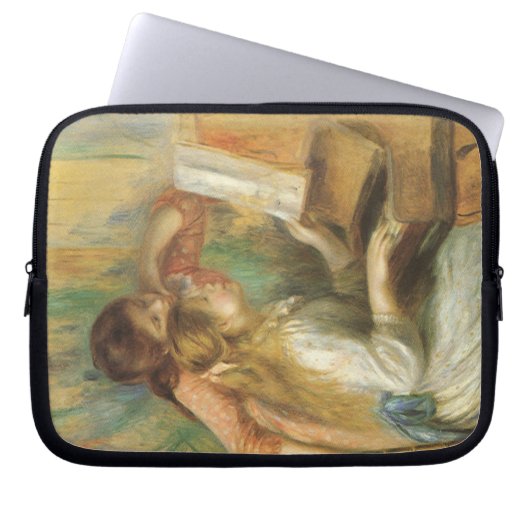 Young Girls at Piano von Pierre Renoir Laptopschutzhülle (Vorderseite)