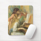 Young Girls at Piano von Pierre Renoir Mousepad (Mit Mouse)