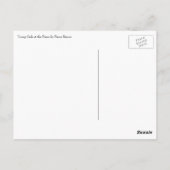 Young Girls at Piano von Pierre Renoir Postkarte (Rückseite)