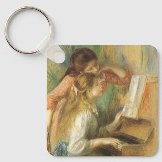 Young Girls at Piano von Pierre Renoir Schlüsselanhänger (Vorderseite)