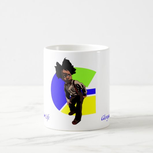 Young Gloryan mit Suspendern Kaffeetasse (Mittel)