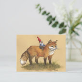 Young Gnome und Fox Postkarte (Stehend Vorderseite)