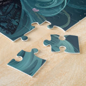 Young Gothic Bat Girl Puzzle (Seite)