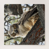 Young Great Horned Owl Jigsaw Puzzle (Vertikal)