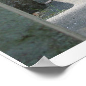 Young Great Horned Owl Poster (Ecke)