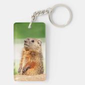 Young Groundhog Schlüsselanhänger (Rückseite)