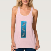 Young Grouper - Design gradient blue background | Tank Top (Vorderseite)