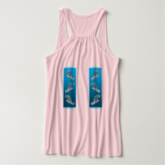 Young Grouper - Design gradient blue background | Tank Top