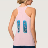 Young Grouper - Design gradient blue background | Tank Top (Rückseite)