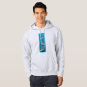 Young Grouper - Designgradientenblau | Hoodie (Vorne ganz)