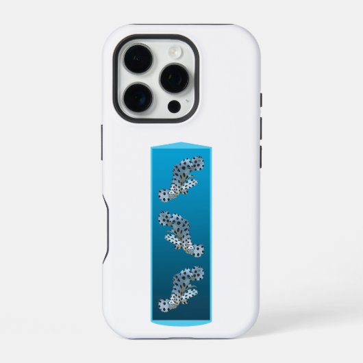 Young Grouper - Designgradientenblau | iPhone Hülle (Rückseite)