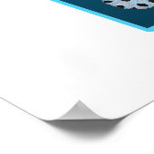 Young Grouper - Designgradientenblau | Poster (Ecke)