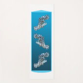 Young Grouper - Designgradientenblau | Yogamatte (Vorderseite)