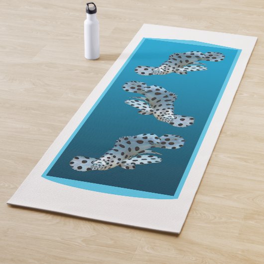 Young Grouper - Designgradientenblau | Yogamatte (Beispiel)