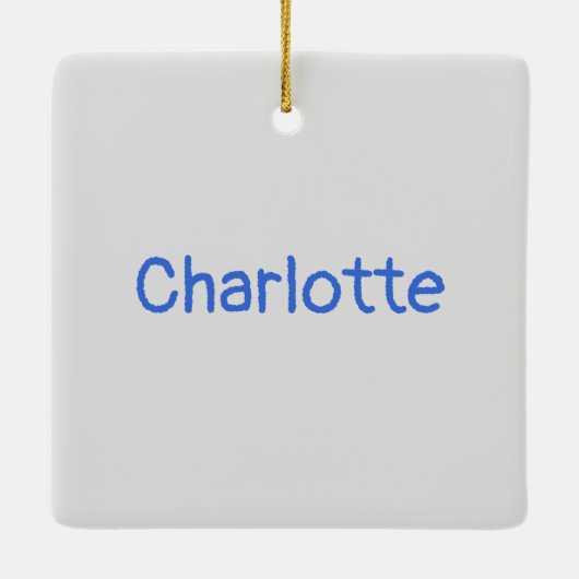 Young Gymnast Academy School Class Custom Text Keramikornament (Rückseite)