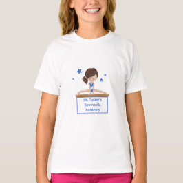 Young Gymnast Academy School Class Custom Text T-Shirt