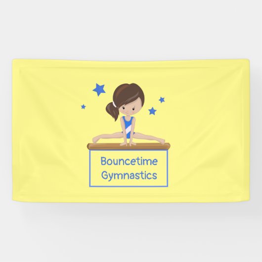 Young Gymnast Academy School Custom Banner (Horizontal)