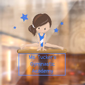 Young Gymnast Academy School Custom Fensteraufkleber (Blatt 2)