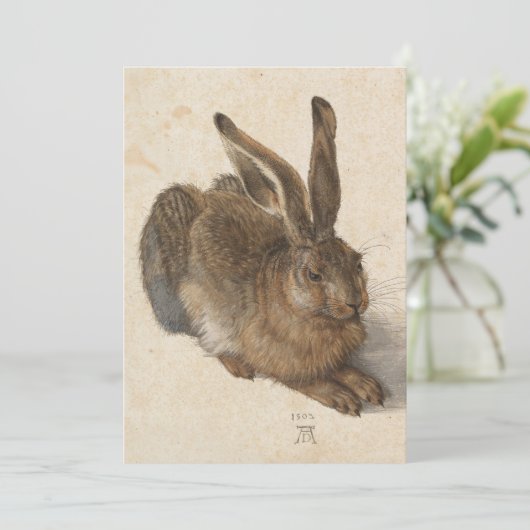 Young Hare | Albrecht Dürer (Stehend Vorderseite)