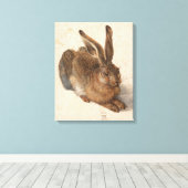 Young Hare | Albrecht Dürer Leinwanddruck (Insitu (Holzboden))