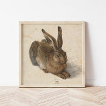 Young Hare | Albrecht Dürer Poster<br><div class="desc">Young Hare (1502) des deutschen Künstlers Albrecht Dürer. Original-Kunstwerk ist ein naturwissenschaftliches Aquarellbild eines braunen Kaninchens. Verwenden Sie die Entwurfstools,  um einen benutzerdefinierten Text hinzuzufügen oder das Bild zu personalisieren.</div>