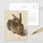 Young Hare | Albrecht Dürer Postkarte<br><div class="desc">Young Hare (1502) des deutschen Künstlers Albrecht Dürer. Original-Kunstwerk ist ein naturwissenschaftliches Aquarellbild eines braunen Kaninchens. Verwenden Sie die Entwurfstools,  um einen benutzerdefinierten Text hinzuzufügen oder das Bild zu personalisieren.</div>