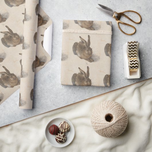 Young Hare by Albrecht Durer, Renaissance Fine Art Geschenkpapier (Kunsthandwerk)