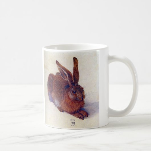 Young Hare by Albrecht Durer, Renaissance Fine Art Kaffeetasse (Rechts)