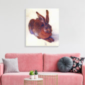 Young Hare by Albrecht Durer, Renaissance Fine Art Leinwanddruck (Insitu (Wohnzimmer))