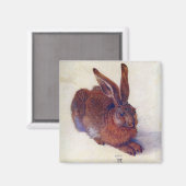 Young Hare by Albrecht Durer, Renaissance Fine Art Magnet (Vorderseite/Rückseite)