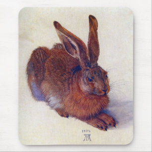 Young Hare by Albrecht Durer, Renaissance Fine Art Mousepad
