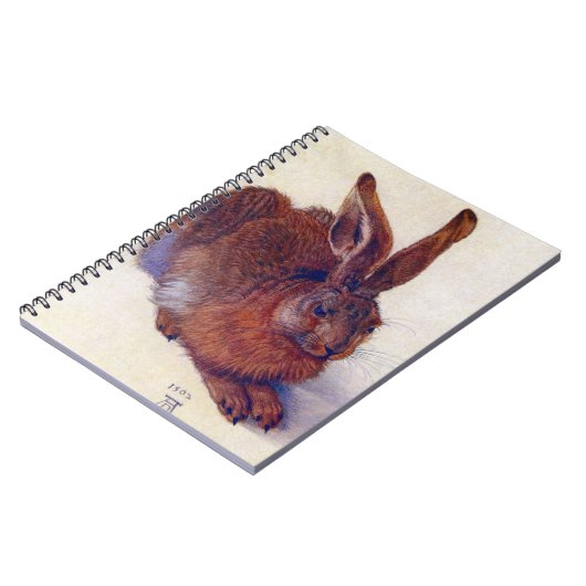 Young Hare by Albrecht Durer, Renaissance Fine Art Notizblock (Linke Seite)