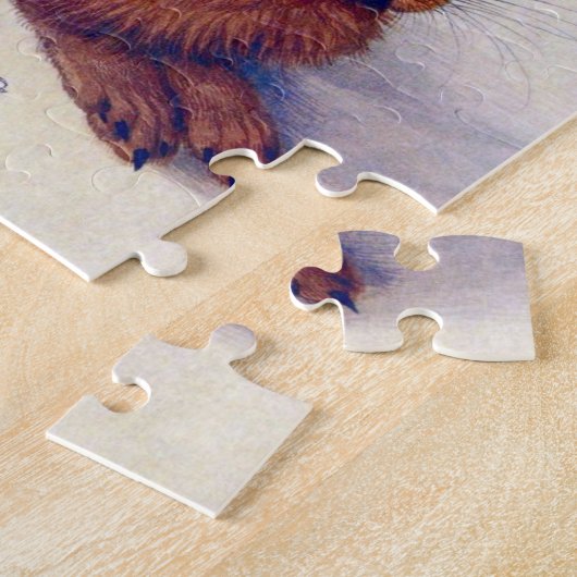 Young Hare by Albrecht Durer, Renaissance Fine Art Puzzle (Seite)