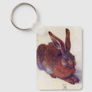 Young Hare by Albrecht Durer, Renaissance Fine Art Schlüsselanhänger