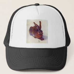 Young Hare by Albrecht Durer, Renaissance Fine Art Truckerkappe