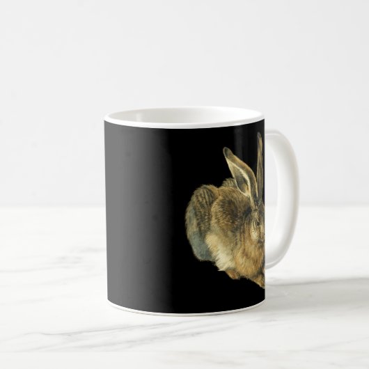 Young Hare Feldhase By Albrecht Durer Kaffeetasse (VorderseiteRechts)