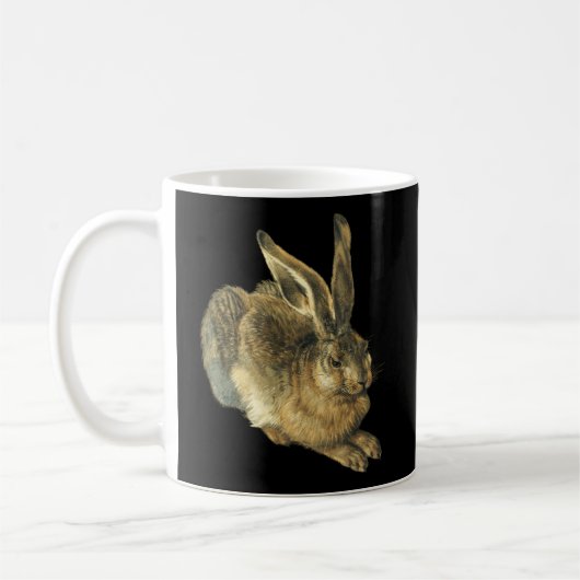 Young Hare Feldhase By Albrecht Durer Kaffeetasse (Links)