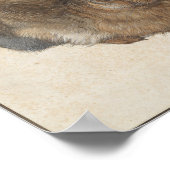 Young Hare von Albrecht Durer Poster (Ecke)