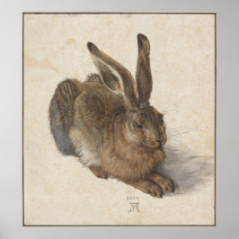 Young Hare von Albrecht Durer Poster