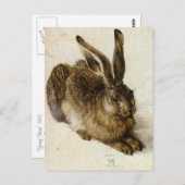 "Young Hare" von Albrecht Dürer Postkarte (Vorne/Hinten)