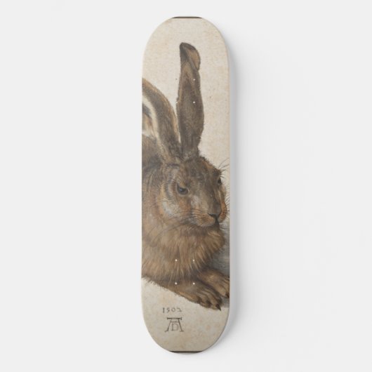 Young Hare von Albrecht Durer Skateboard (Vorderseite)