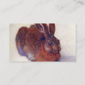 Young Hare von Albrecht Dürer Visitenkarte (Rückseite)