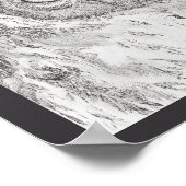 Young Hawk Owl Print Poster (Ecke)