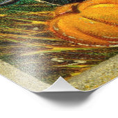 Young Hexe's Brew: Pumpkin Men on Magick Altar Fotodruck (Ecke)