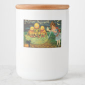 Young Hexe's Brew: Pumpkin Men on Magick Altar Lebensmitteletikett (Vorderseite)