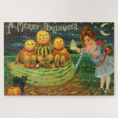 Young Hexe's Brew: Pumpkin Men on Magick Altar Puzzle (Horizontal)