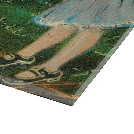 Young Hexe's Brew: Pumpkin Men on Magick Altar Schneidebrett (Ecke)