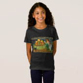 Young Hexe's Brew: Pumpkin Men on Magick Altar T-Shirt (Vorne ganz)